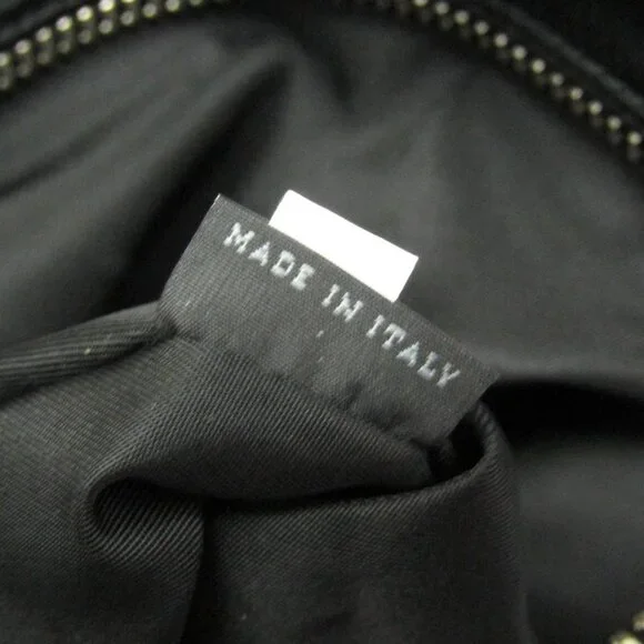 PRADA Black Leather Shoulder Bag